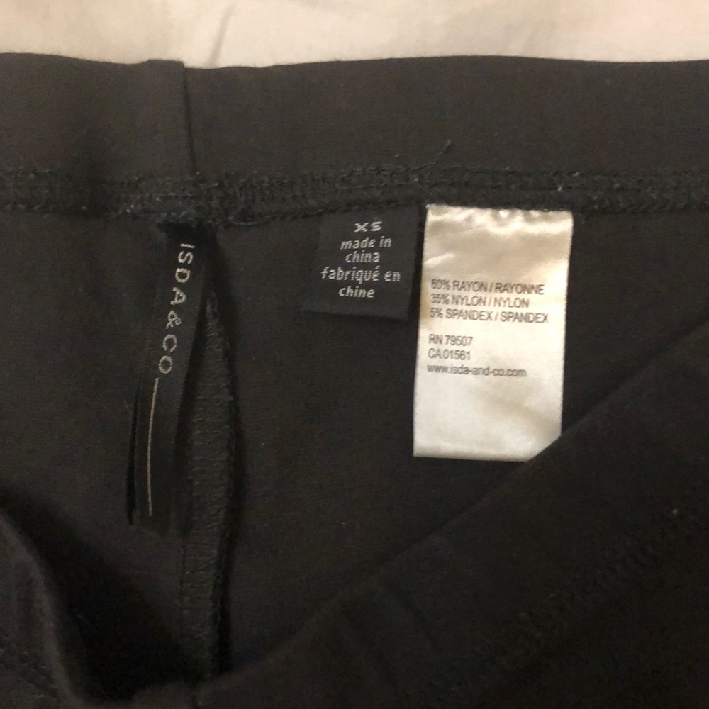 Isda & co leggings xs dark charcoal